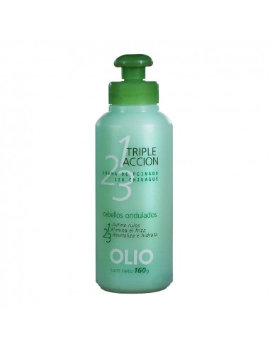 CREMA PARA PEINAR OLIO TRIPLE ACCION RULOS 160 CC