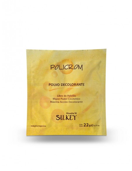 POLVO DECOLORANTE SILKEY POLICROM  X 22GR