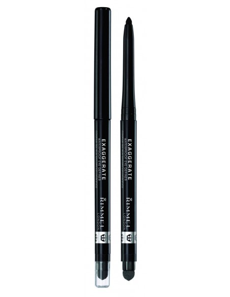 DELINEADOR P/OJOS RIMMEL EXAGERATE BLACK 001  