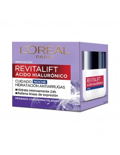 CR LOREAL REVITALIF NOCHE A.HIALURO 50CC