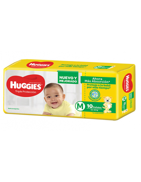 PAÑALES HUGGIES CLASSIC MED 8UN