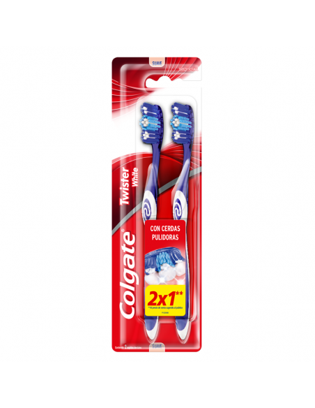 CEPILLO D.COLGATE TWISTER SUAVE/MEDIO 2X1