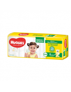 PAÑALES HUGGIES CLASSIC XXGDE 8UN