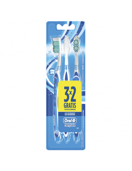 CEPILLOS DE DIENTES ORAL B COMPLETE 40 SUAVE X2 2 UN