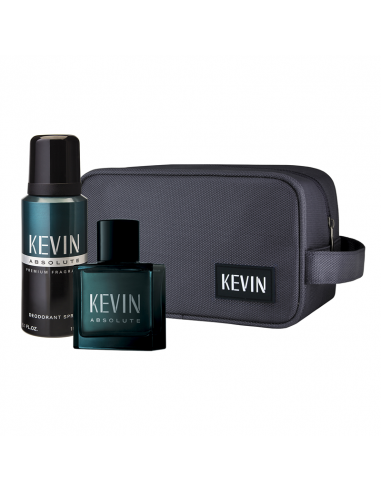 SET DE PERFUME KEVIN ABSOLUTE EDT + DEO 150 + NECESER 60 CC
