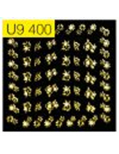 STICKERS P/UÑAS JESSAMY METALICOS ORO