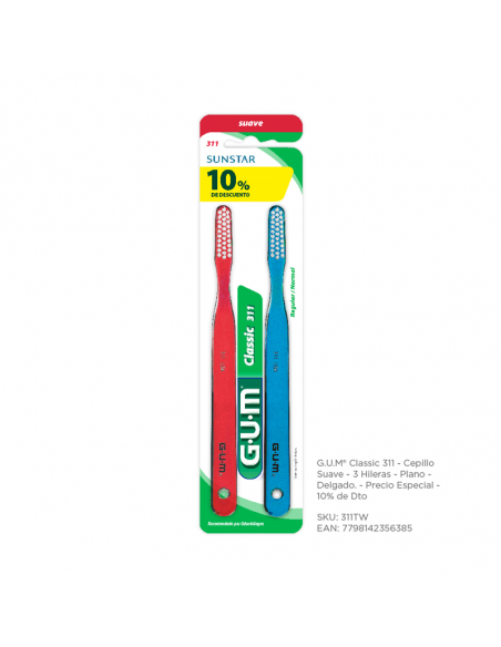 CEP DENTAL GUM 311 TWIN PACK