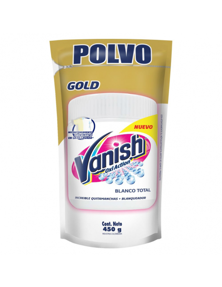 QUITAMANCHAS VANISH WHITE POLVO DP 450GR