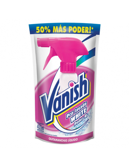 QUITAMANCHAS VANISH WHITE OXI ACT DP 400CC