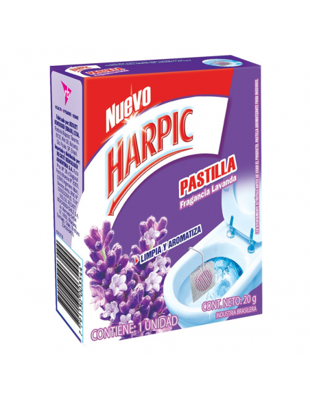 DEO.P/INOD HARPIC PASTILLA LAVANDA 20GR
