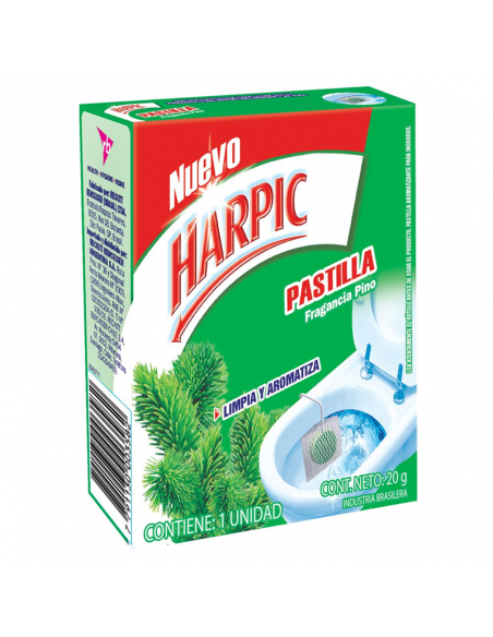 DEO.P/INOD HARPIC PASTILLA PINO 20GR