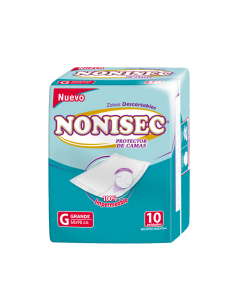 CUBRE COLCHON NONISEC ZALEA 60X90CM 10UN