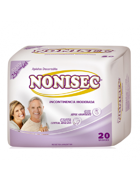 APOSITOS NONISEC INCONTINENCIA MODERADA 20