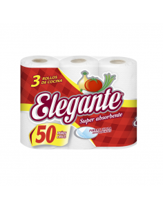 ROLLO DE COCINA ELEGANTE CLAS 50PAÑOS 3UN