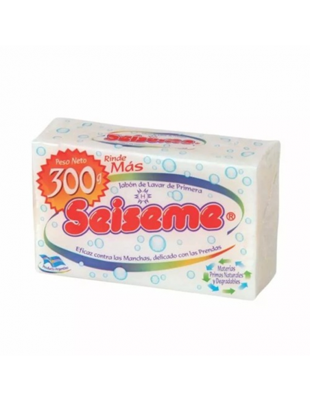 JAB.EN PAN D/LAVAR SEISEME C/GLIC 300GR