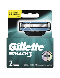 GILLETTE MACH 3 REGULAR REP 2UN