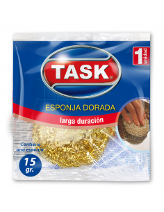 ESPONJA TASK DORADA 15GR