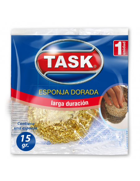 ESPONJA TASK DORADA 15GR