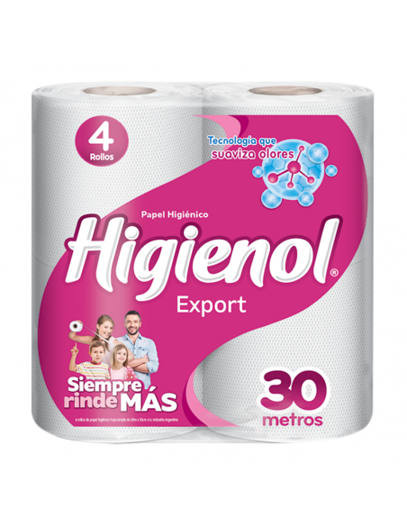 PAPEL HIG HIGIENOL FRESH SH 30MT 4U