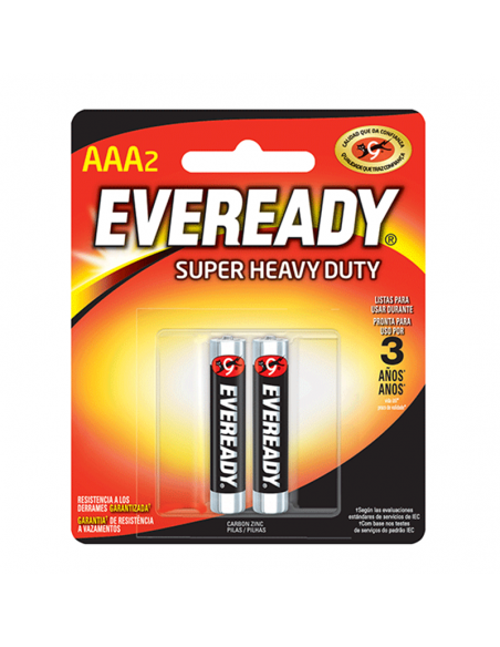 PILAS EVEREADY BLISTER EXT DUR AAA 2UN