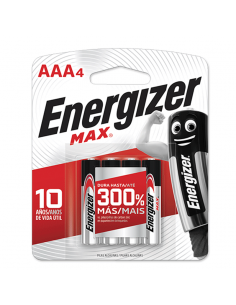 PILAS ENERGIZER BLISTER MAX AAA 4UN