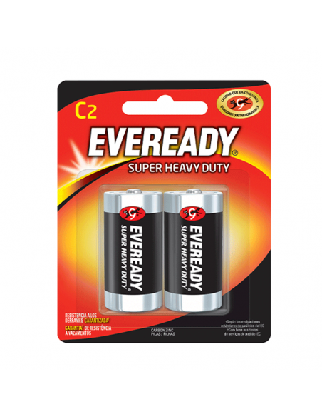 PILAS EVEREADY BLISTER EXT DUR MED C 2UN