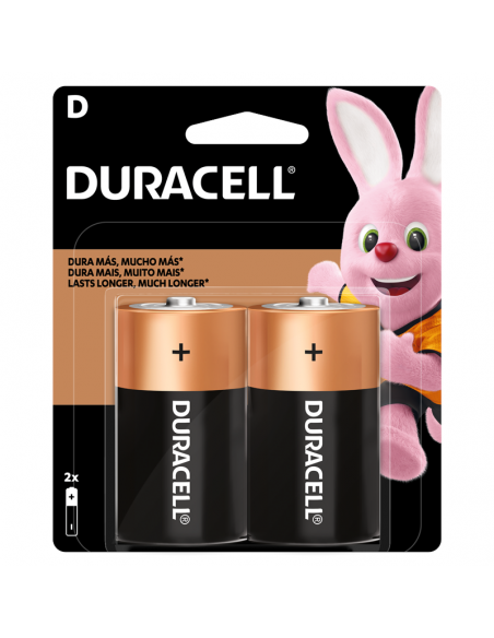 PILAS DURACELL BLISTER D GRANDES  2UN