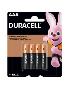 PILAS DURACELL BLISTER AAA 4UN