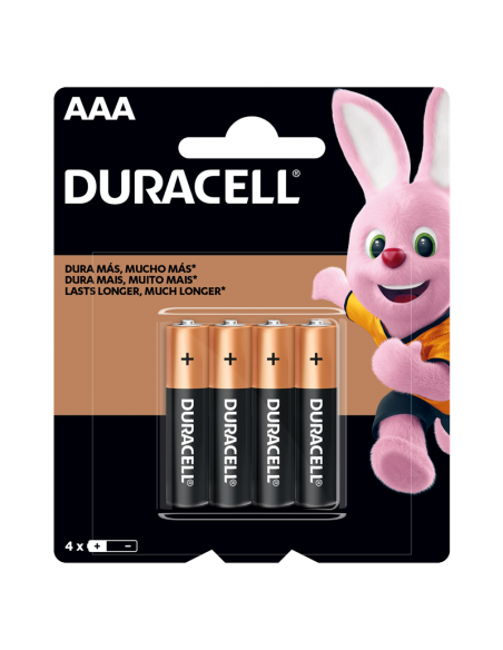 PILAS DURACELL BLISTER AAA 4UN