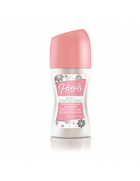 DESODORANTE PERSONAL HINDS ROLL-ON ROSA INSPIRACIóN 60 GR