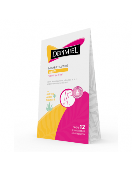 BANDAS DEPILATORIAS DEPIMIEL CUERPO 30 GR