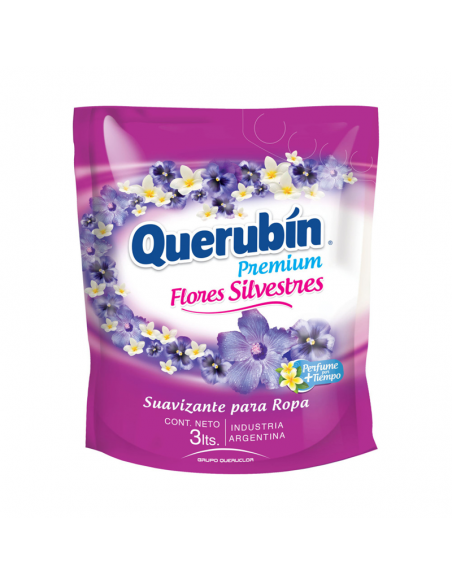 SUAVIZANTE QUERUBIN PREM FLOR. SILV DP 3LT