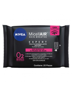 TOALLAS DESMAQ. NIVEA EXPERT 20UNID
