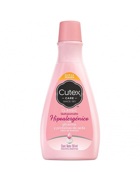 QUITA ESMALTE CUTEX HIPOALERGICO 50CC