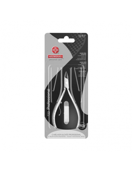 ALICATE MUNDIAL CUTICULAS 722 ACERO INOX