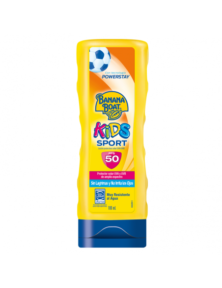 PROTECTOR SOLAR BANANA BOAT FPS50 KIDS SPORT 180 CC
