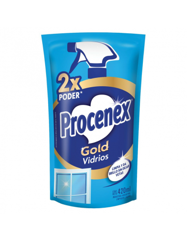 LIMPIADORES PROCENEX VIDRIOS DOY PACK 420 CC