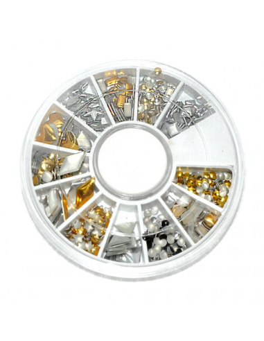 ACCESORIOS JESSAMY DECORADOR UñAS METAL CON RUEDITA  