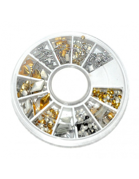 ACCESORIOS JESSAMY DECORADOR UñAS METAL CON RUEDITA  