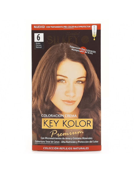 TINT SILKEY PREMIUM Nº6 RUBIO OSCURO NATU