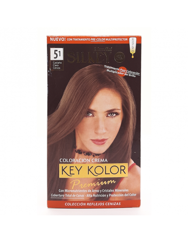 KIT CON AMONIACO SILKEY KEY KOLOR N°5.1 CAST CLA CEN  
