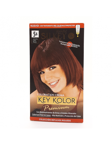KIT CON AMONIACO SILKEY KEY KOLOR N°5.6 CAST CLA R  