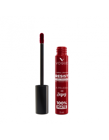 LABIALES VOGUE RESIST LIQUIDO 100%MATTE  