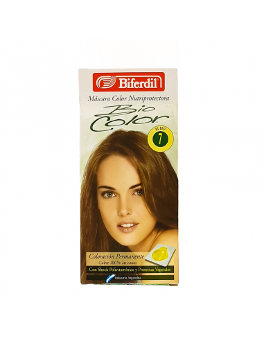 KIT CON AMONIACO BIFERDIL BIOCOLOR KIT 7 RUBIO  