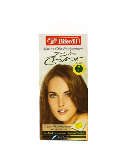 KIT CON AMONIACO BIFERDIL BIOCOLOR KIT 7 RUBIO  