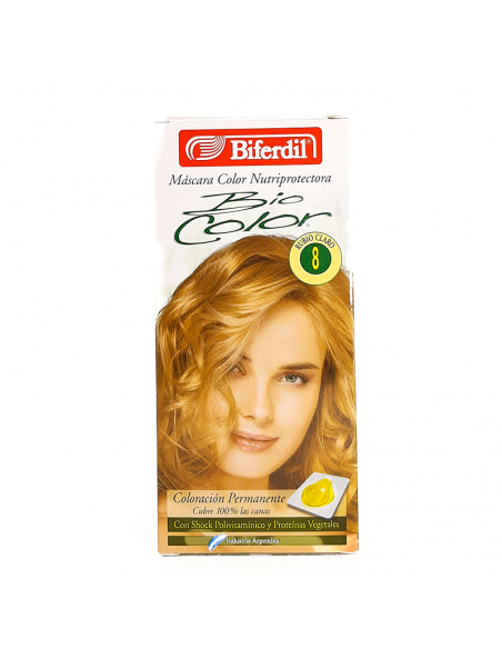 TINT BIFERDIL BIOCOLOR KIT 8 RUB CLARO