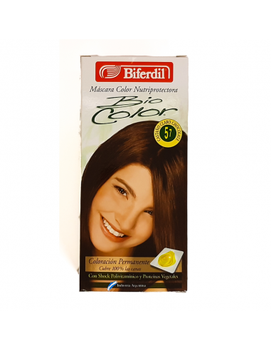 KIT CON AMONIACO BIFERDIL BIOCOLOR KIT 5.7 CAST CLA CHOC  