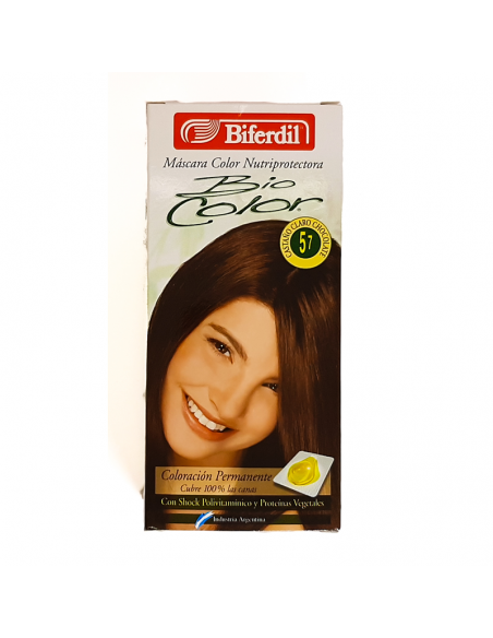 KIT CON AMONIACO BIFERDIL BIOCOLOR KIT 5.7 CAST CLA CHOC  