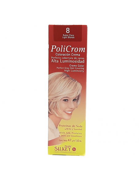 TINT POLICROM POMO Nº8 RUBIO CLARO