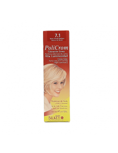 TINT POLICROM POMO Nº7.1 RUBIO CENIZA MED